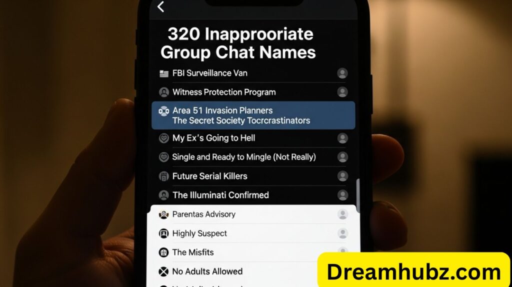 320 Inappropriate Group Chat Names