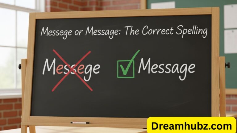 Messege or Message: The Correct Spelling