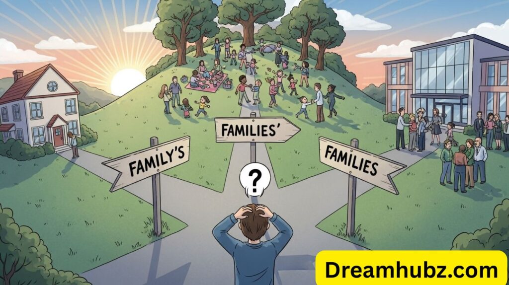 Family’s or Families’ or Families?