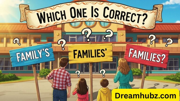 Family’s or Families’ or Families?