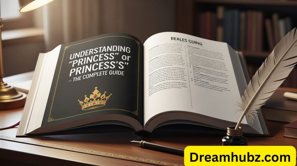 Understanding “Princess’ or Princess’s”