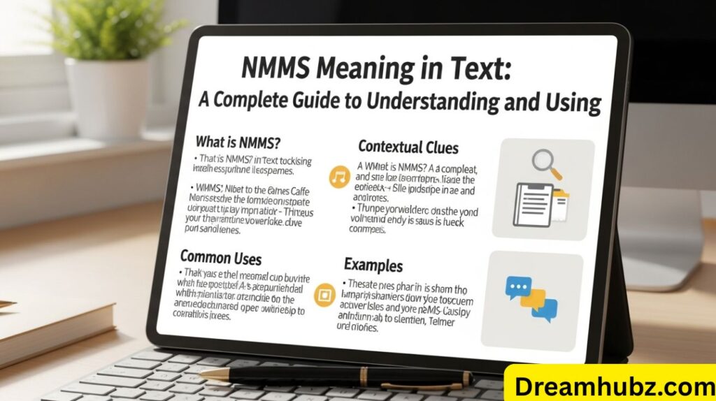 NMMS Meaning in Text: A Complete Guide to Understanding and Using