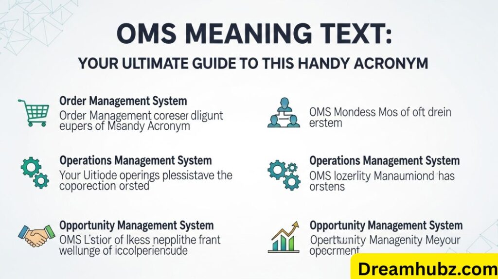 OMS Meaning Text: Your Ultimate Guide to This Handy Acronym