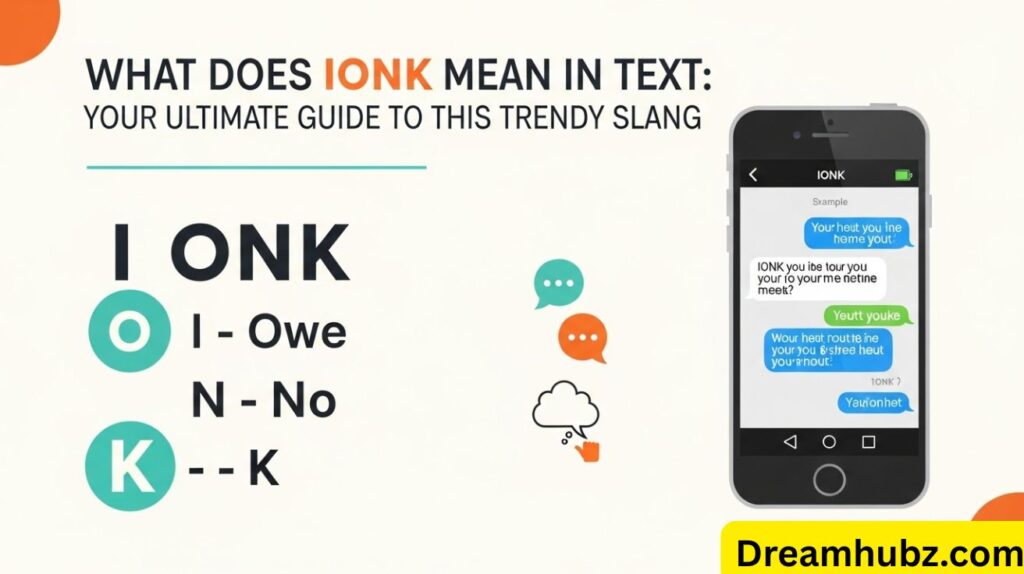 What Does IONK Mean in Text: Your Ultimate Guide to This Trendy Slang