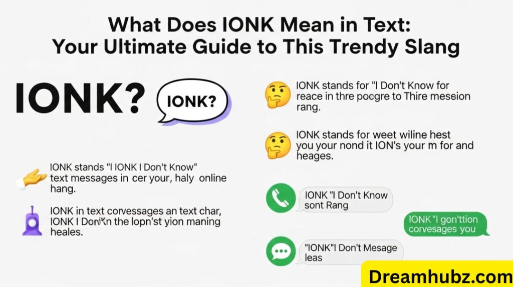 What Does IONK Mean in Text: Your Ultimate Guide to This Trendy Slang