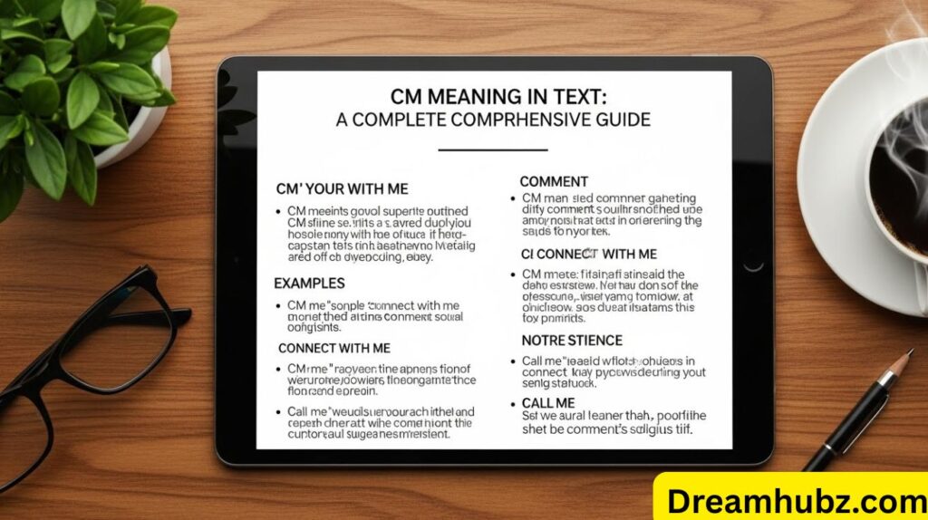 CM Meaning in Text
