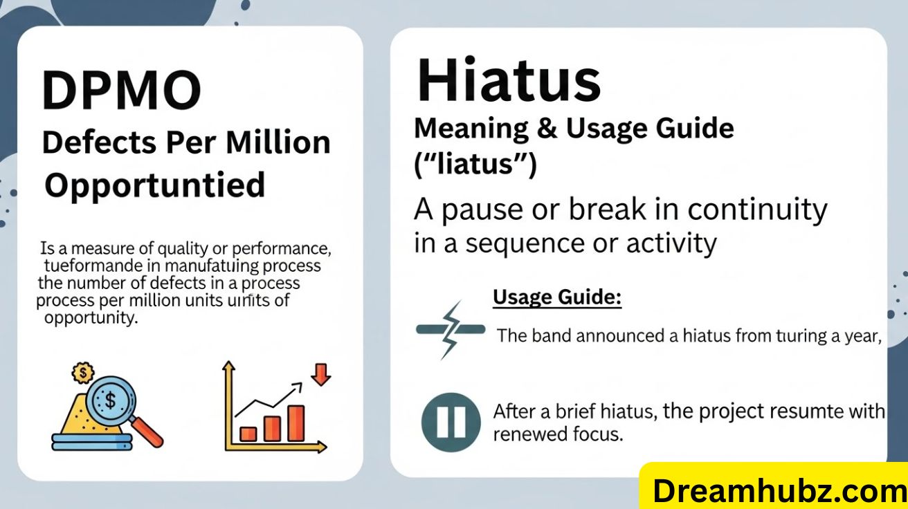 DPMO Meaning Explained: Hiatus Meaning & Usage Guide