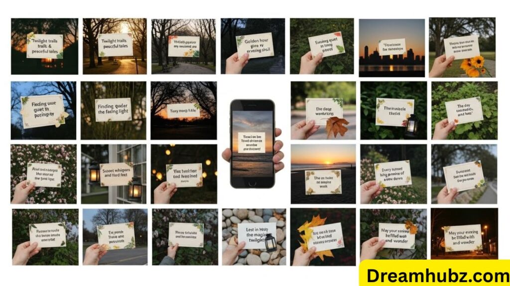 Evening Walk Captions and Quotes for Instagram