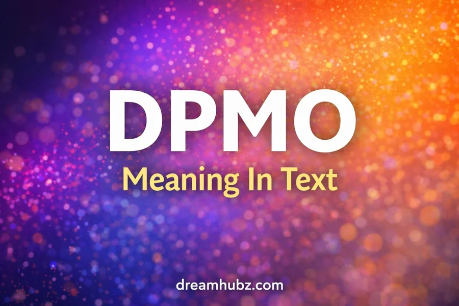 DPMO Meaning In Text