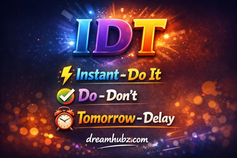 IDT Meaning in Text