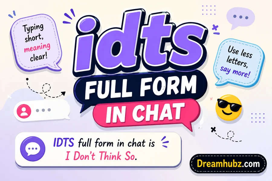 IDTS Full Form In Chat