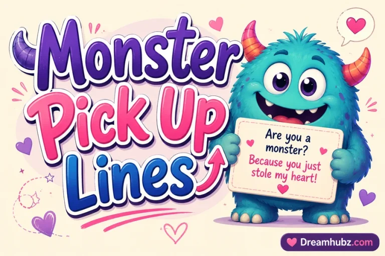 Monster Pick Up Lines